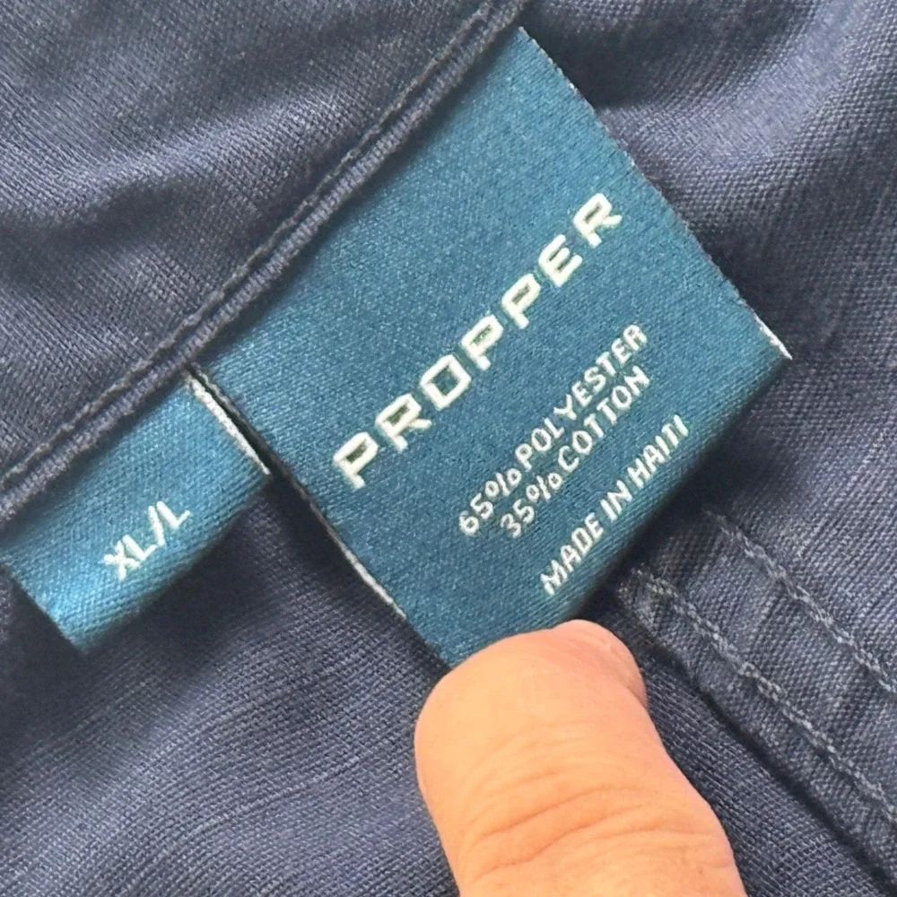 Propper Mens Navy Blue Ripstop Tactical Cargo Pants BDU F5201 XL Long